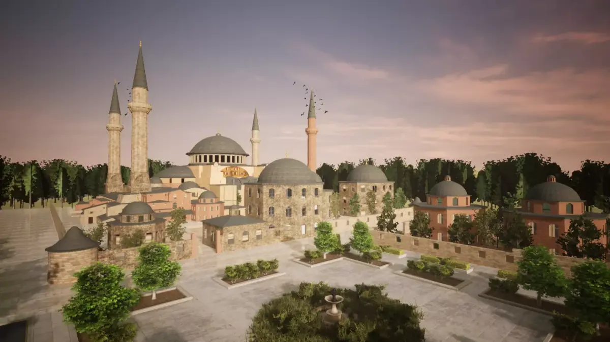 Hagia Sophia Ayasofya Turkey - 3D model Low-poly 3D model