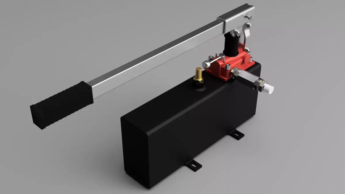 Manual Hydraulic Pump 3D model