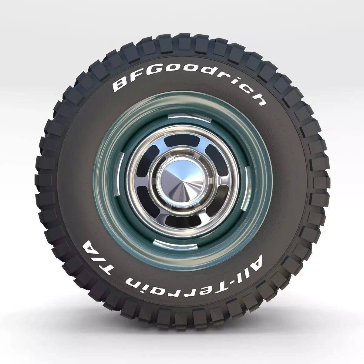 Toyota Land Cruiser FJ 40 Wheel 2 3D model