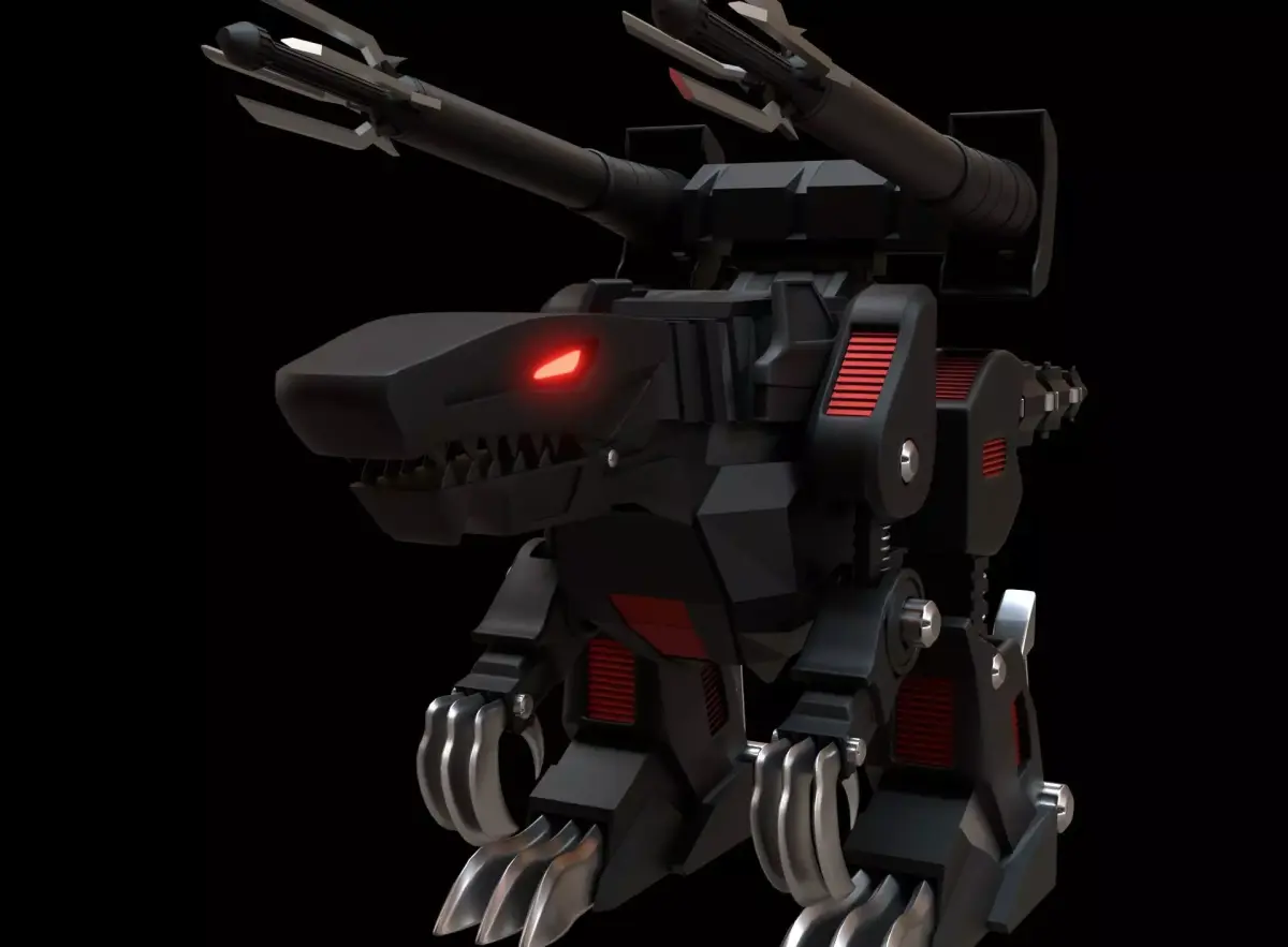 DINOSAUR ROBOT Low-poly 3D model purchase