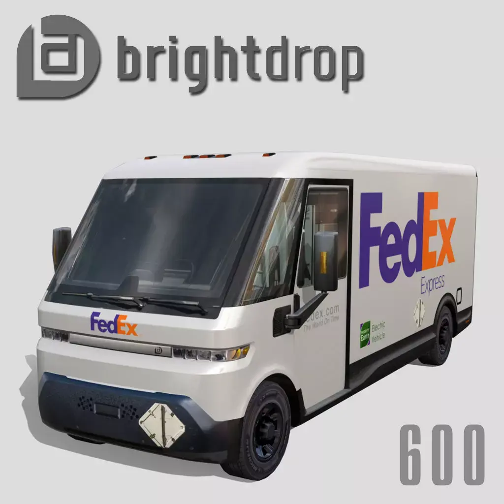 BrightDrop EV600 Low-poly 3D model