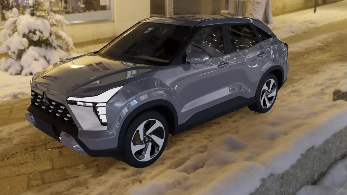 Mitsubishi Xforce 2022 3D Model 3D model