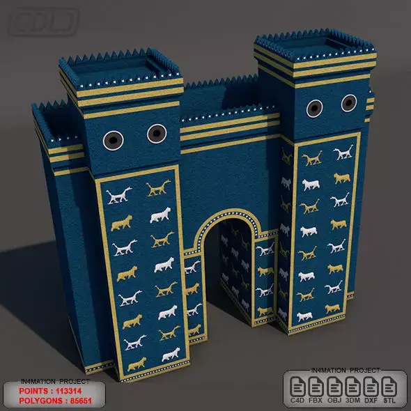 Ishtar Gate 3D model
