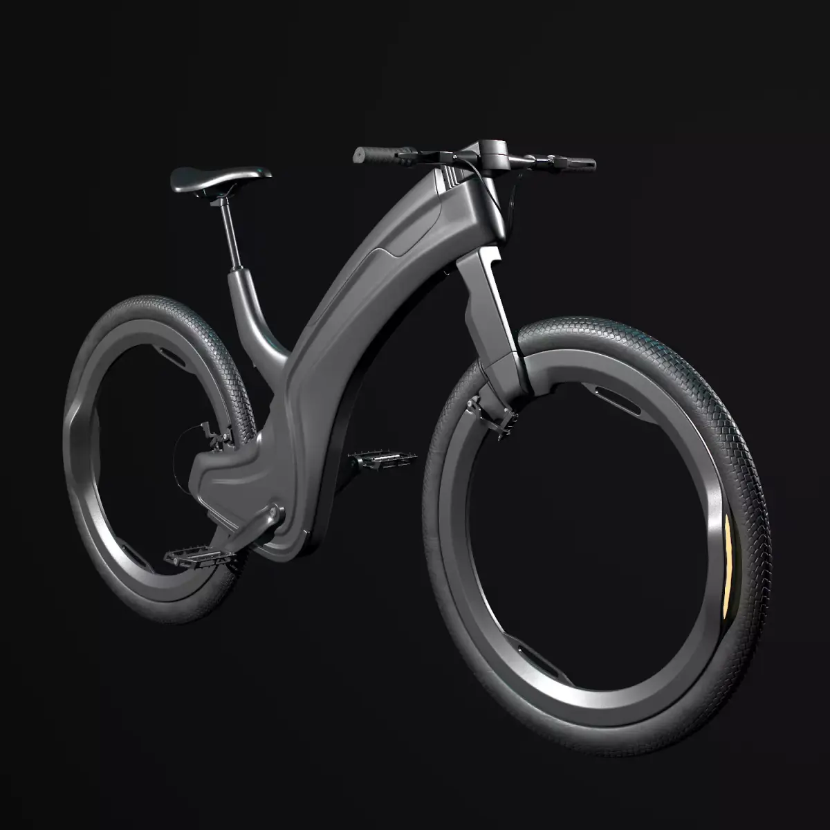 ElectroVelo futuristic bike design 3D model