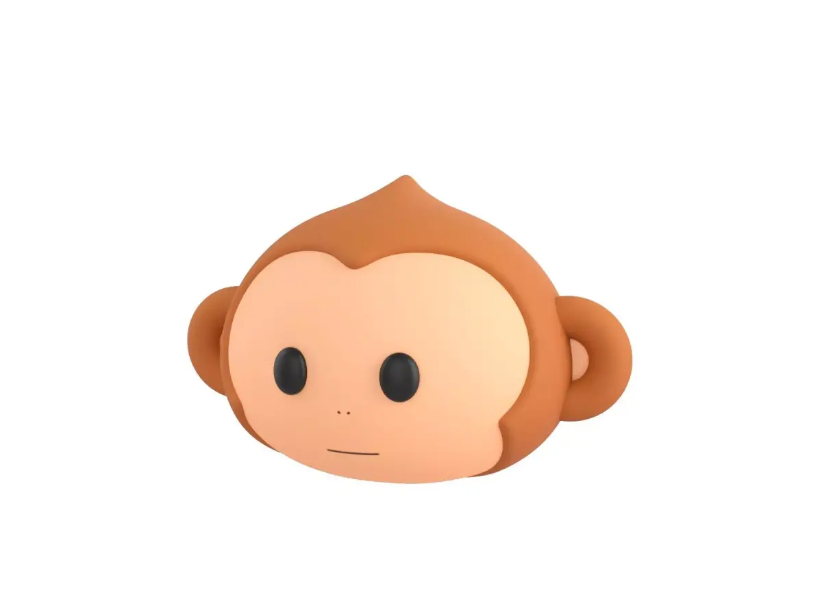 Prop144 Monkey Head 3D model