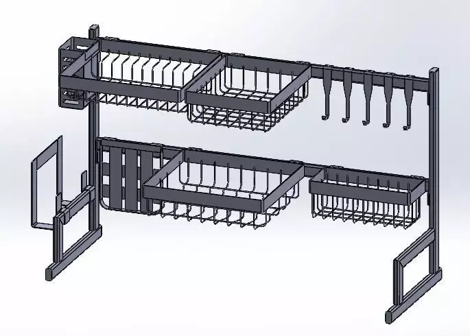 dish drainer - part version 3D print model