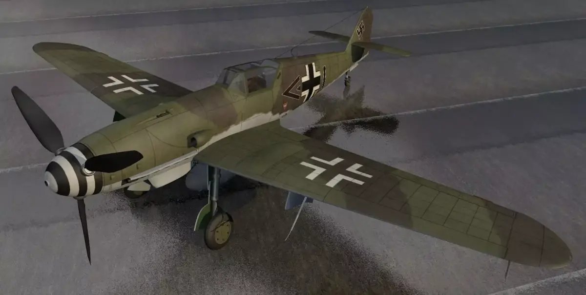 Messerschmitt Bf-109 K-4 3D model