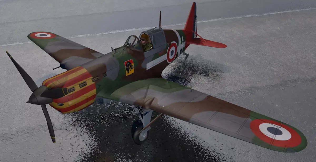 Morane Saulnier Ms-406 C1 3D model