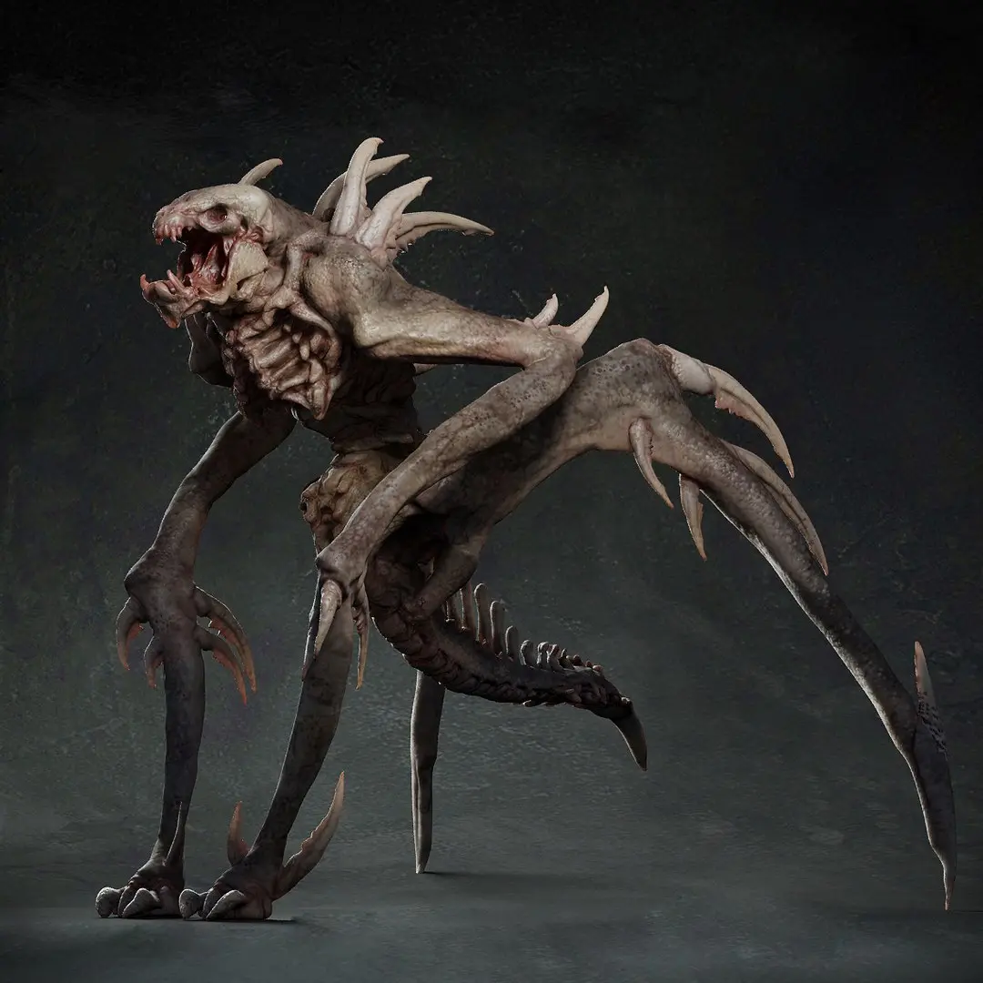 Spider alien 3D model