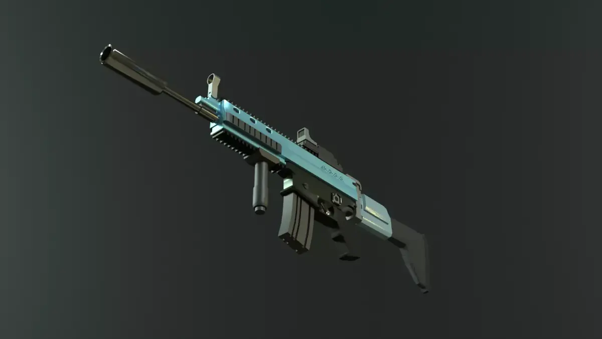 FN SCAR Rifle Free 3D model