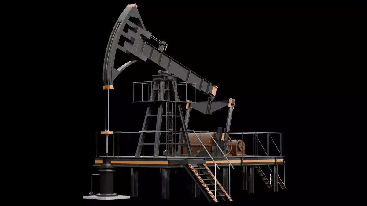 Oil PumpJack 3D model