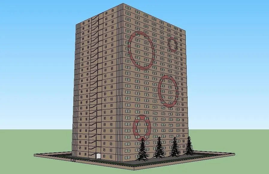 Super Sky Scrapper 25 3D model