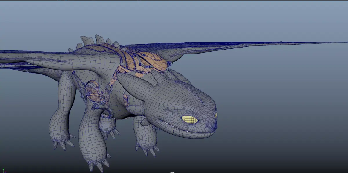 toothless only model 3D model