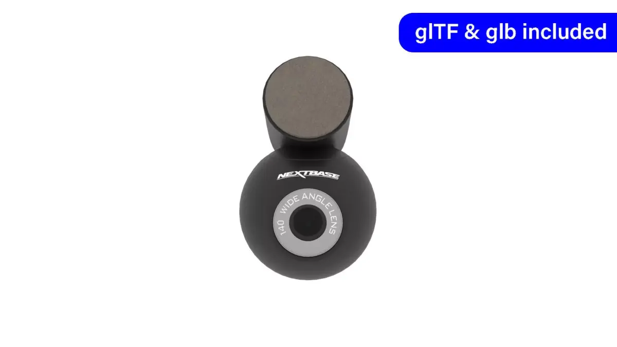 Car Rear Cam Low-poly 3D model