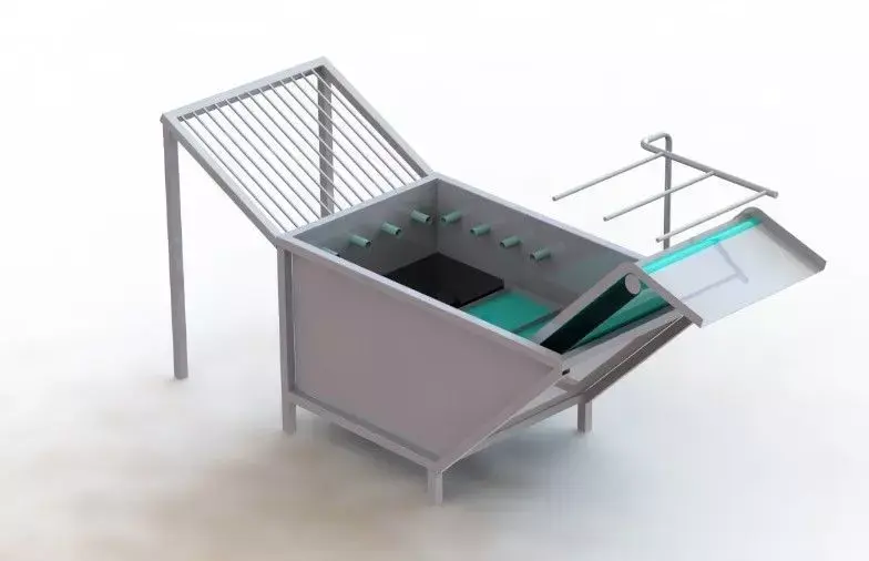 Electric Pepper Washing Machine Part 1 3D print model