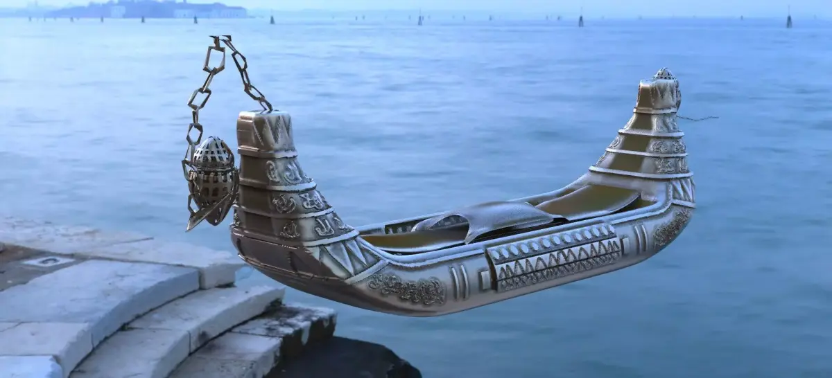 Gondola Egyptian style 3D model