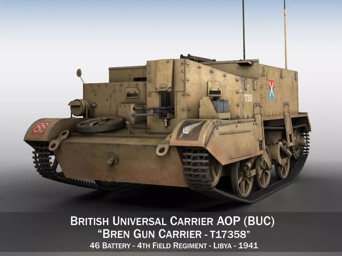 Bren Gun Carrier - BUC - T17358 3D model
