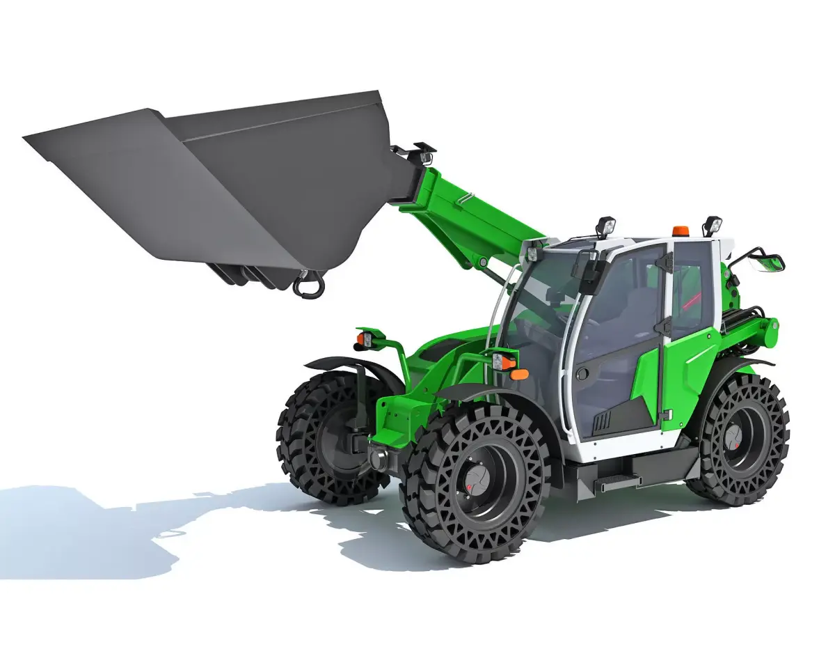 Telescopic Telehandler Forklift 3D model purchase