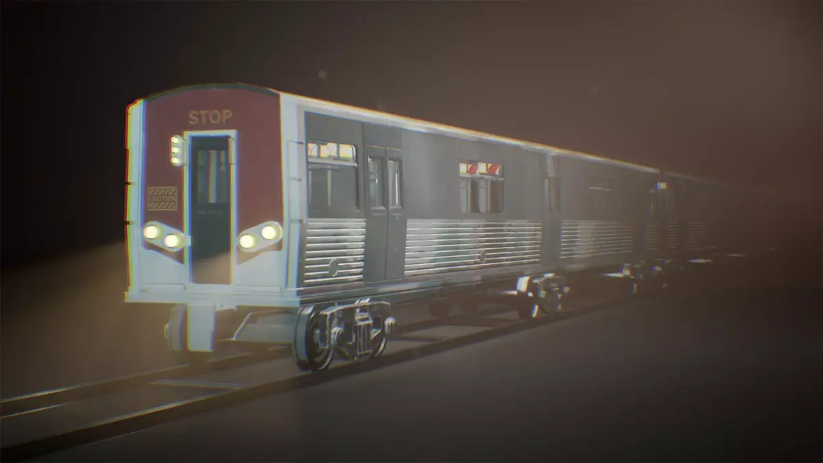 Modular Train 33 Assets Low-poly 3D model