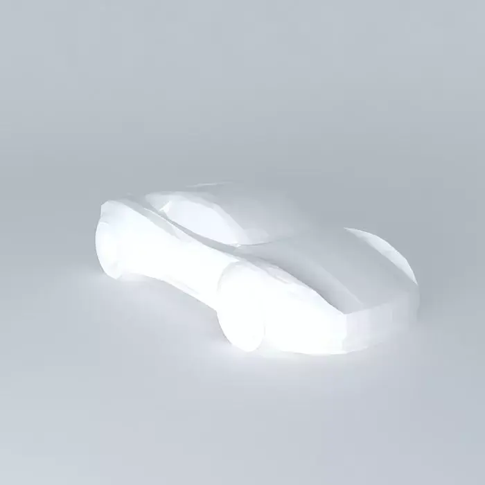 Sports car  template NEG Free 3D model