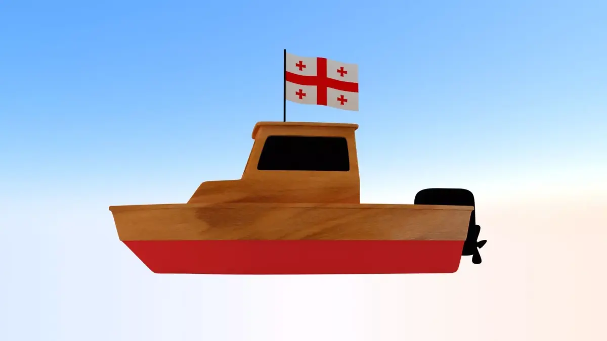Georgia Fishing Boat 3D model