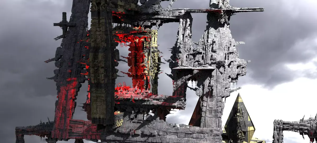 Military facility overlord Kit bash exterior  3D model