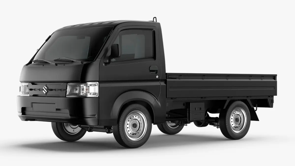 Black Suzuki Carry Truck Simplified  purchase 3D model