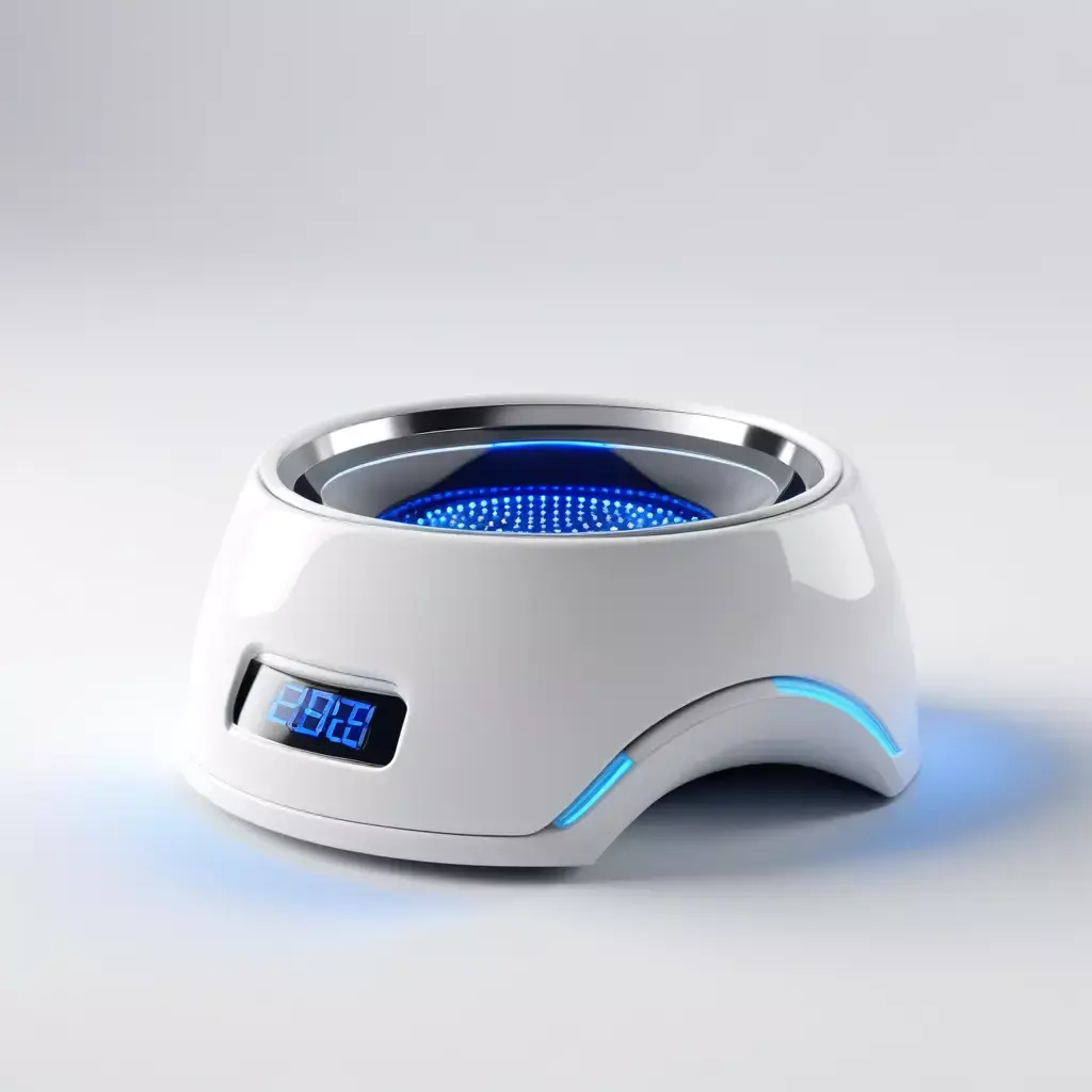 Futuristic Smart Pet Feeding Bowl 3D model