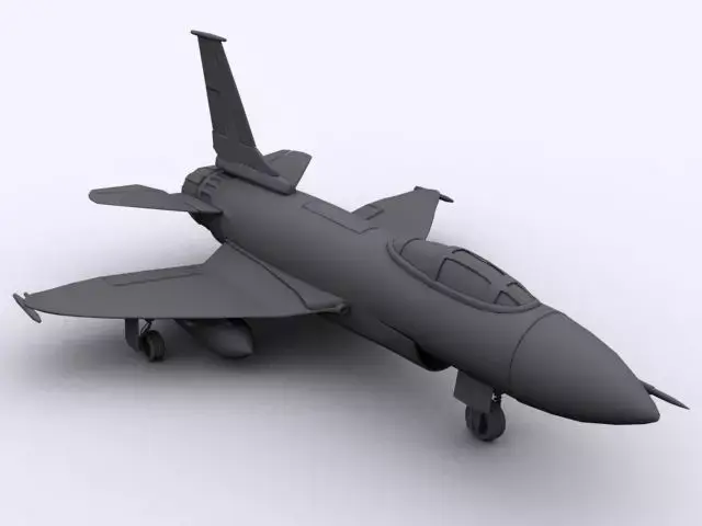 Custom Falcon Fighter 3D model