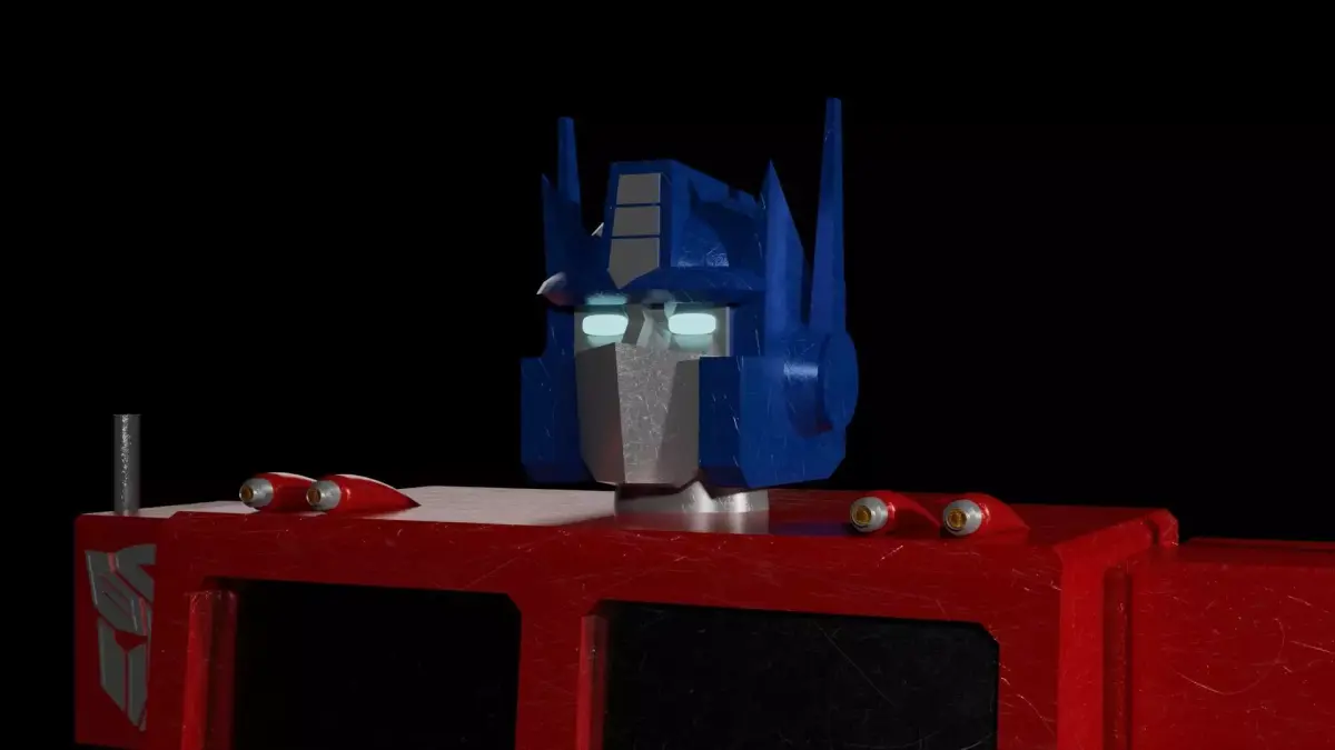 Optimus Prime Low-poly 3D model purchase