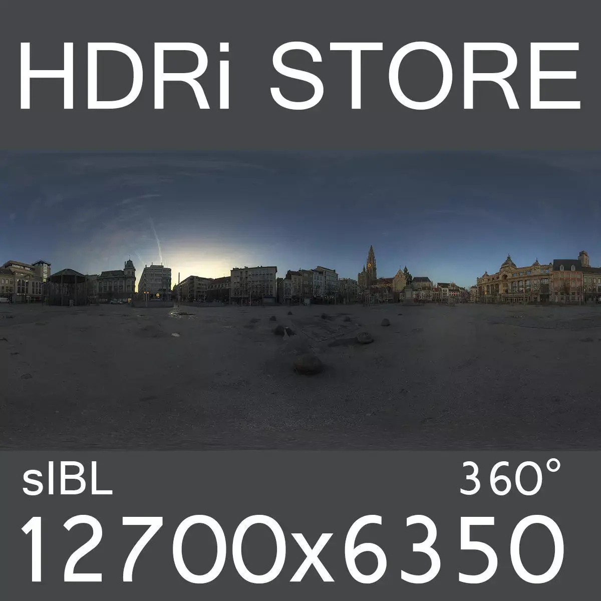 Groenplaats HDRi 3D model