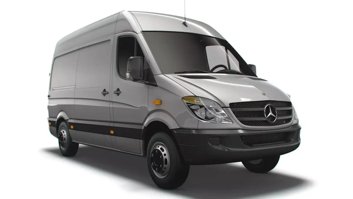 Mercedes Benz Sprinter Van L2H2 2008 3D model
