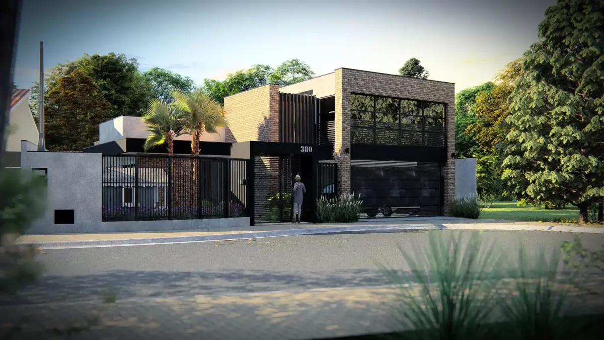 L01QR - Industrial House - Skp 13 e Lumion 10 3D model