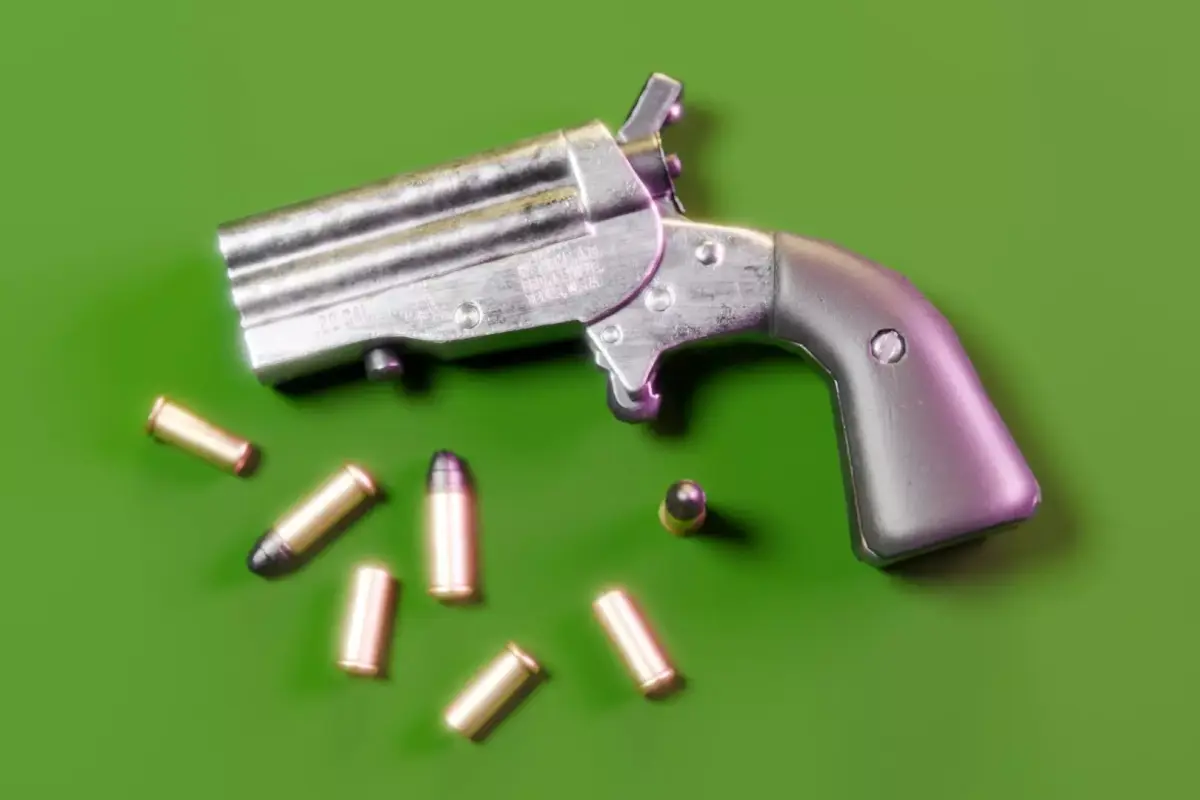 HJS Frontier Four Derringer Free low-poly 3D model