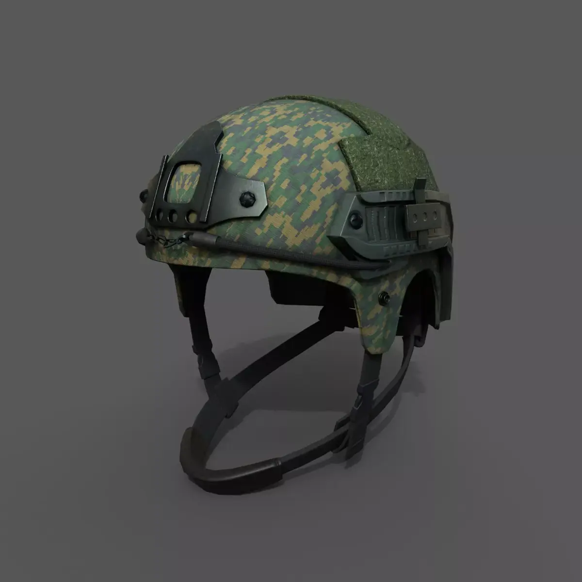 Helmet combat military Scifi  Low-poly 3D model