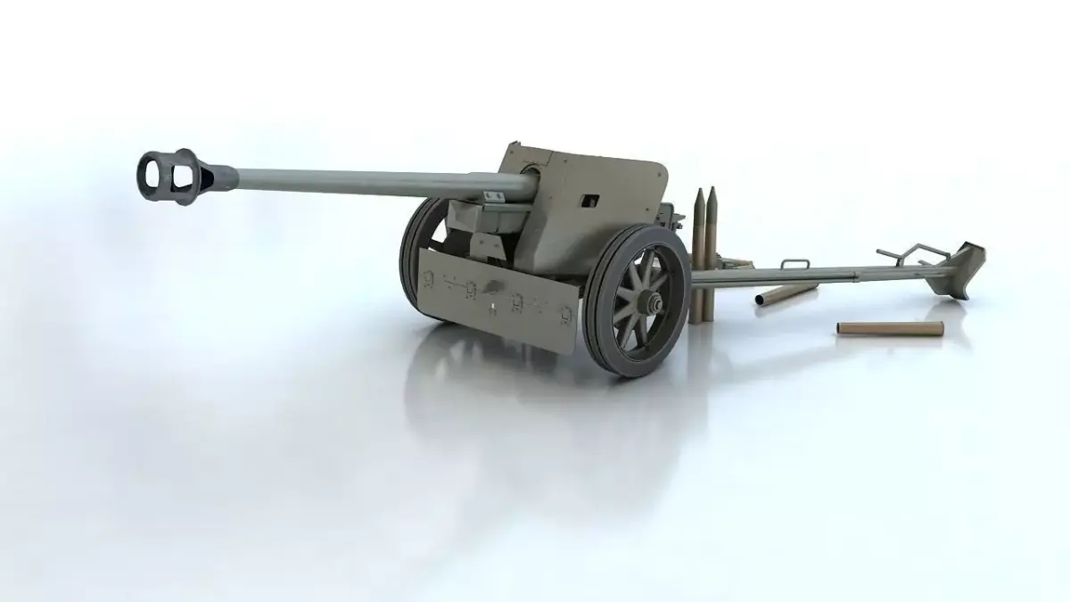 Pak 40 3D model
