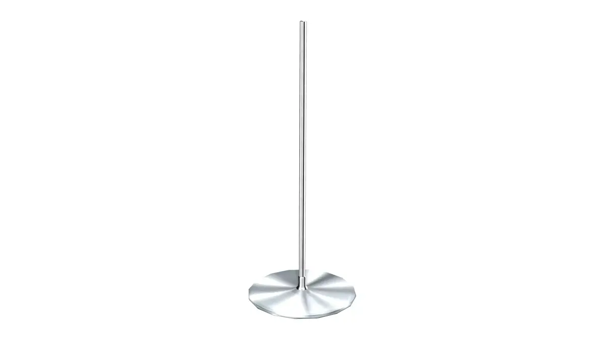 Multipurpose Chrome Stand Base Low-poly 3D model