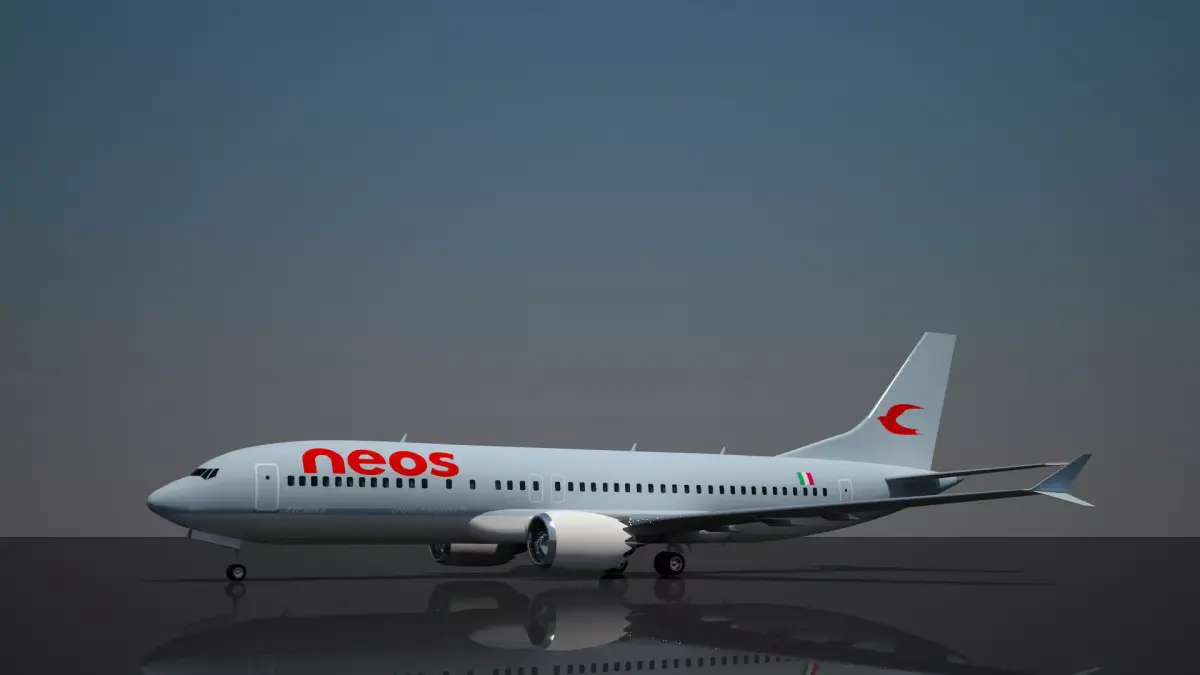Neos Airlines 737 max 8 3D model