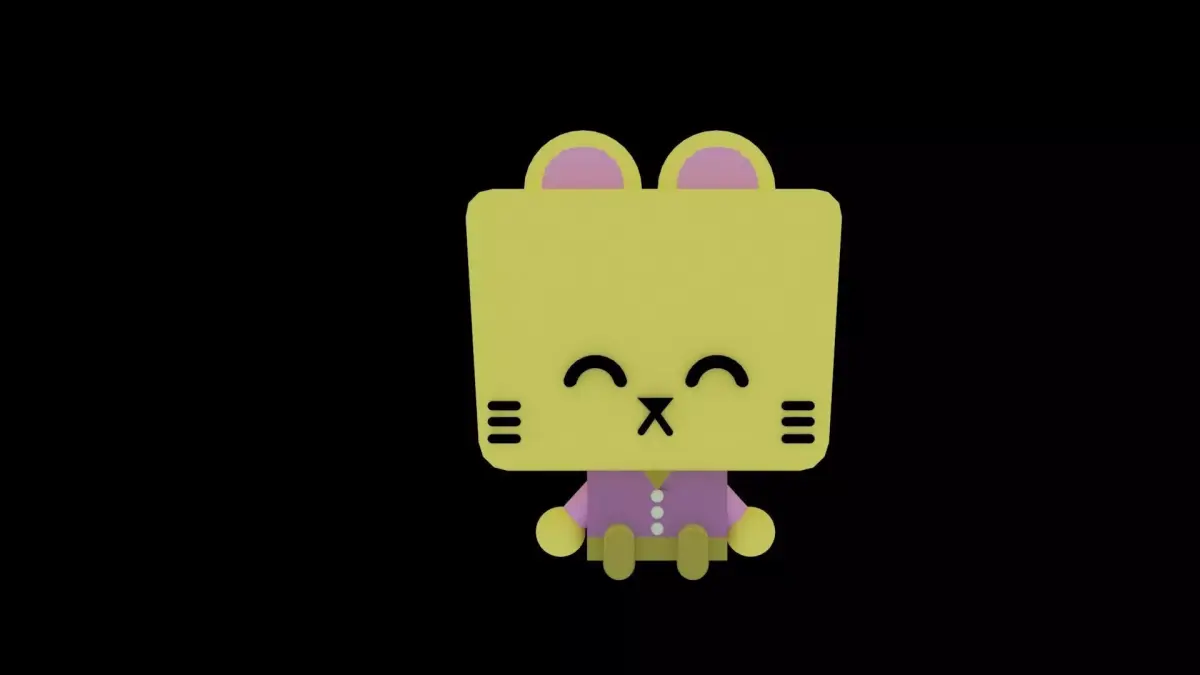 Cat Cartoon 3D 3D model