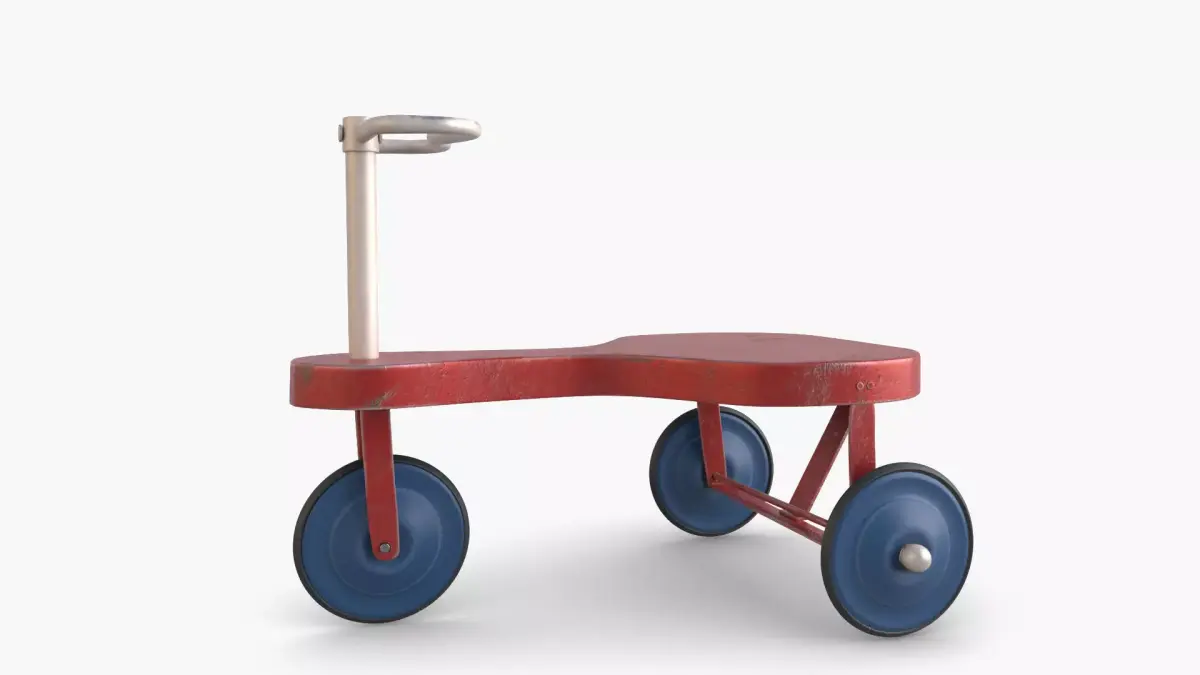 Old Tricycle 3D model purchase