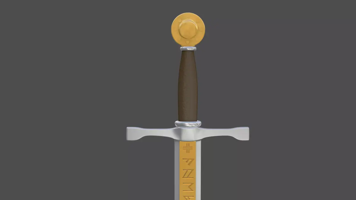 Excalibur sword 3D model get