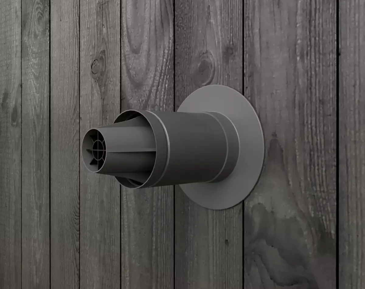 coaxial chimney for combi boiler Free 3D model