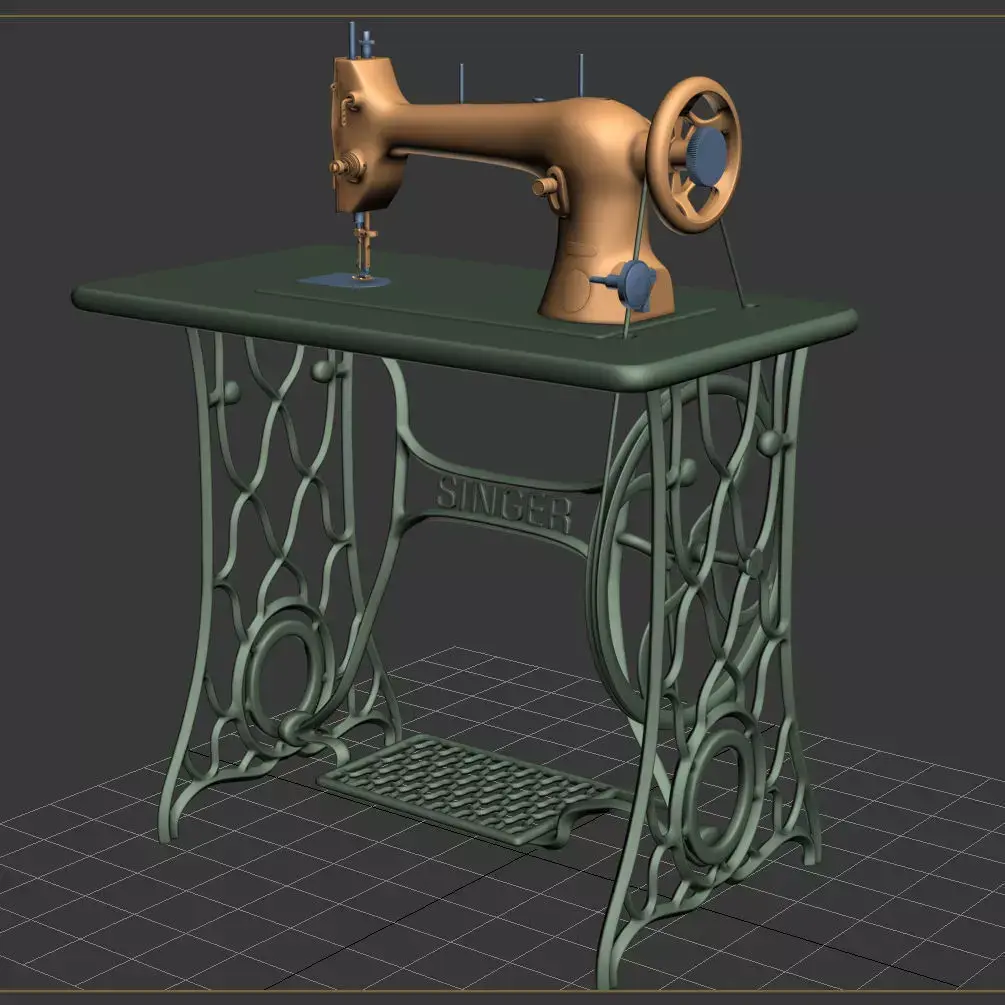 Singer Sewing Machine 3D model buy