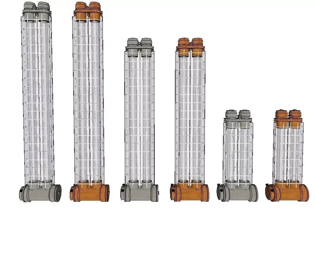 VEB Leuchtenbau Wittenberg TGL 28164 EOW Explosion proof Lamps Low-poly 3D model