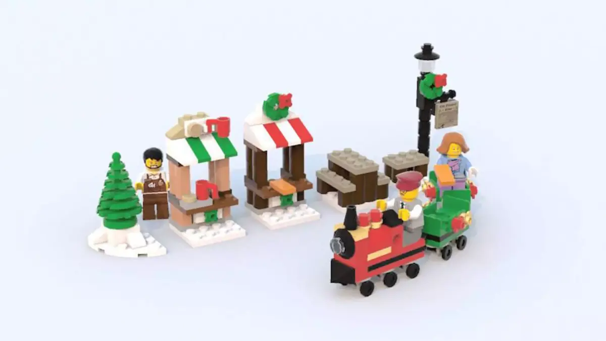 TwindBricks3D - 40262 Christmas Train Ride 3D print model purchase