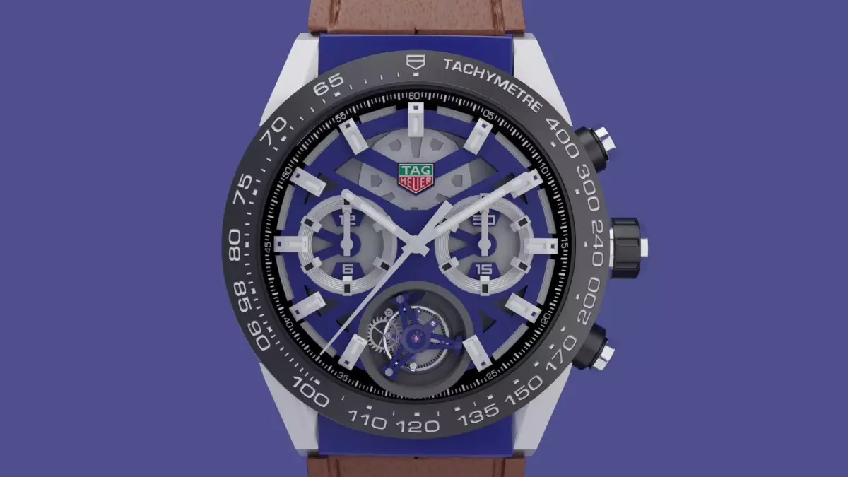 Watch 3D model 2