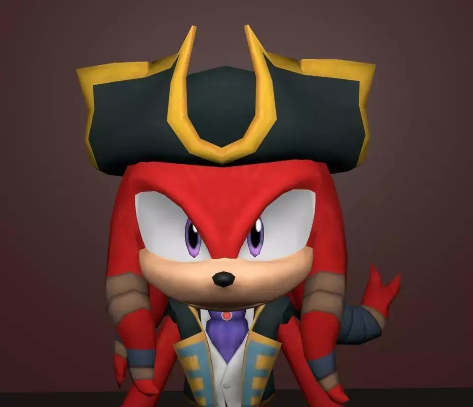 knuckles 3D model