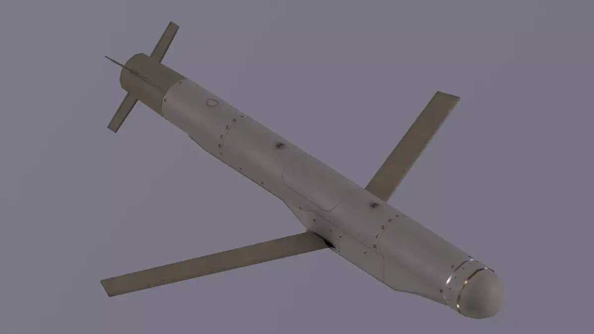 GBU-53 StormBreaker Small Diameter Bomb II Low-poly 3D model