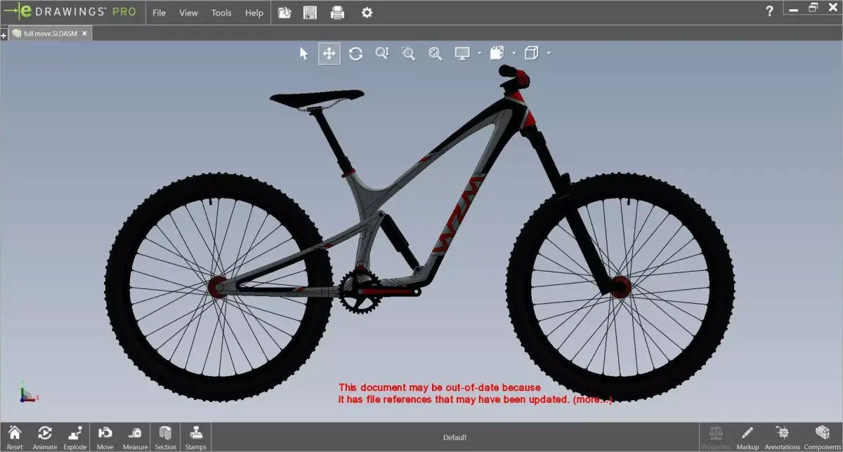 Bicycle - 160mm mountain-bike 3D model