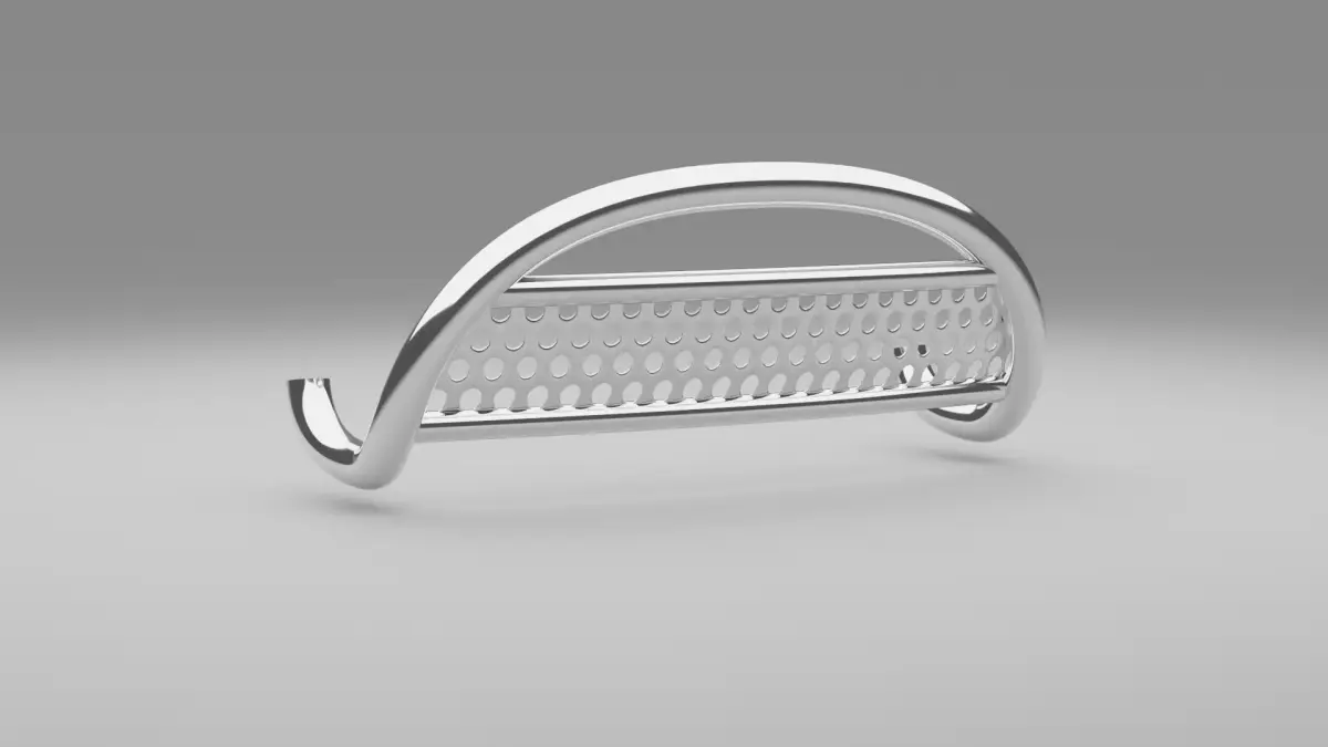SS bumper Free 3D model